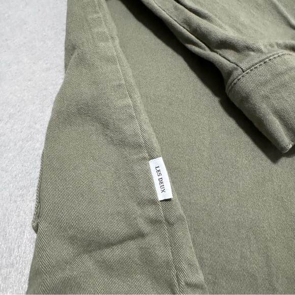 Les Deux Pascal Shirt Jacket Shacket - Lichen Green Men’s Size L Runs Small - Picture 7 of 9